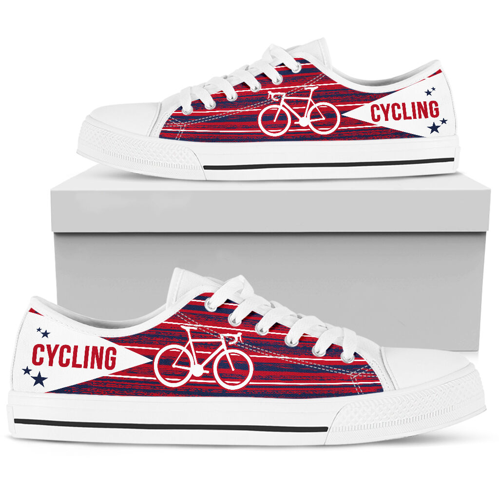 Cycling Brush Line Low Top Shoes - Love Low Top Shoes