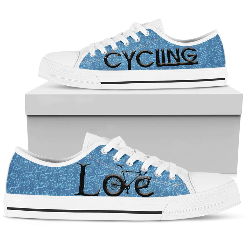 Cycling Love - Low Top Shoe - Love Love Top Shoes