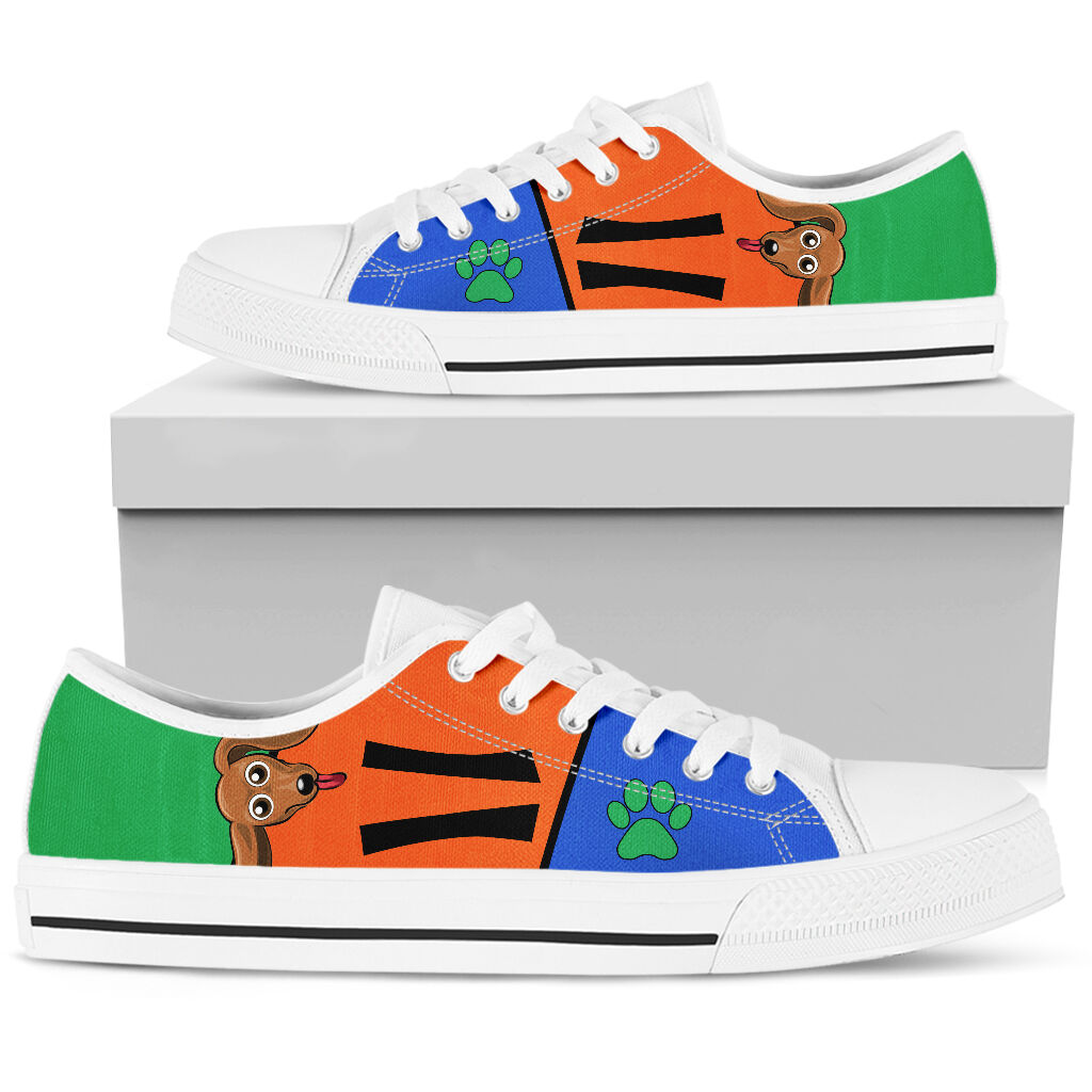 Dachshund Funny Color - Low Top - Nnd Shoe - Love Love Top Shoes