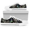 Hummingbird Flower Art Low Top  Shoes