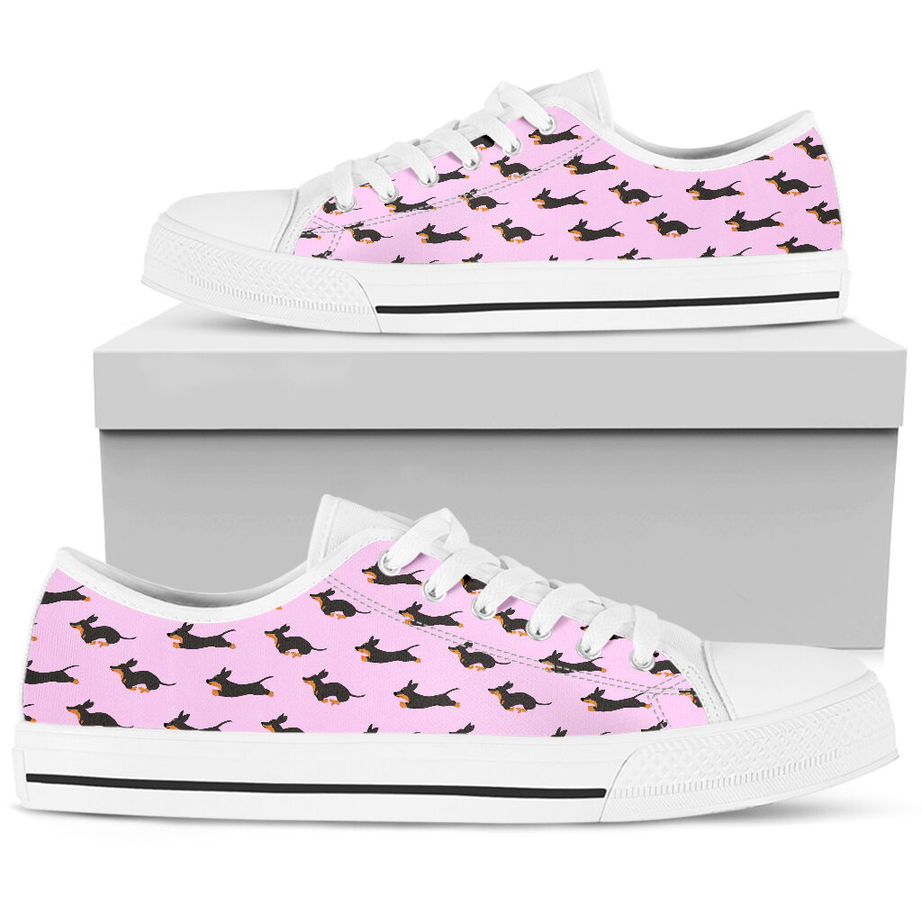 Dachshund Low Top Shoes - Love Low Top Shoes