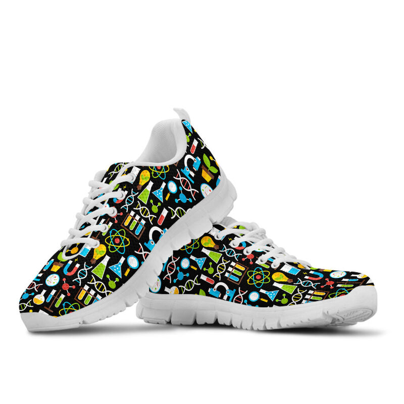 Biology Patterns Shoes Sneakers, Running - Love Sneakers