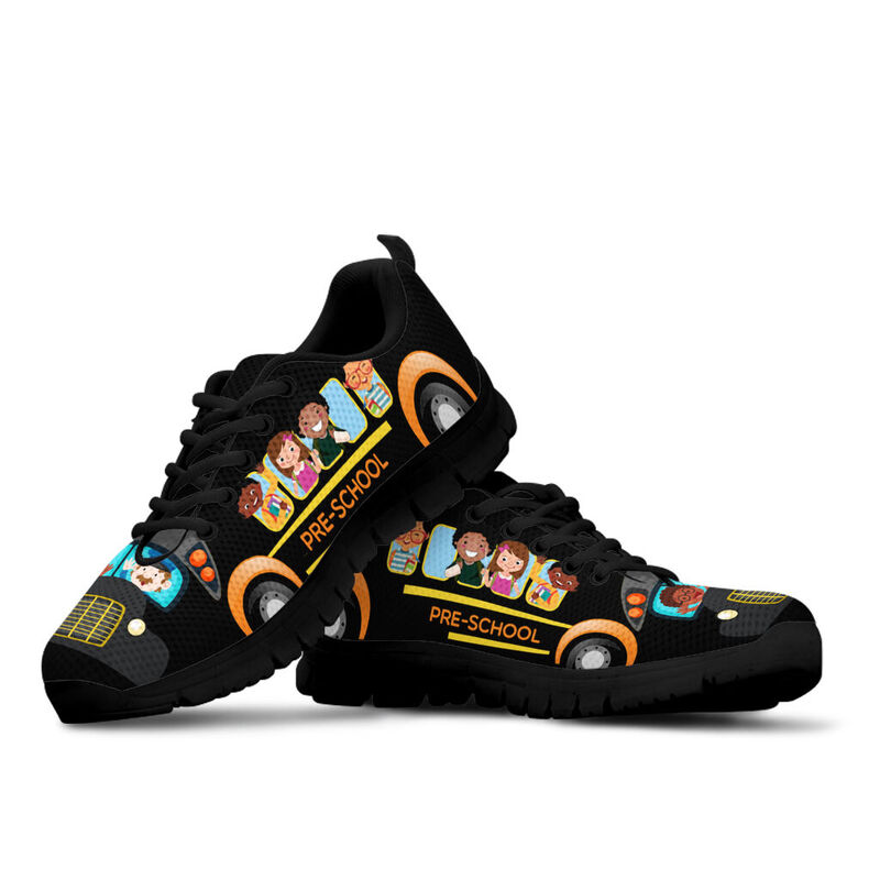 Pre-school Bus- Back Kd Sneakers, Runni- Love Sneakers