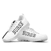 Nurse- Love Black White Sneakers, Running Shoes, Shoes For Women, Shoes For Men, Custom Shoe- Love Sneakers