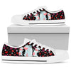 Cow Cute Love Pattern - Low Top Shoe - Love Love Top Shoes