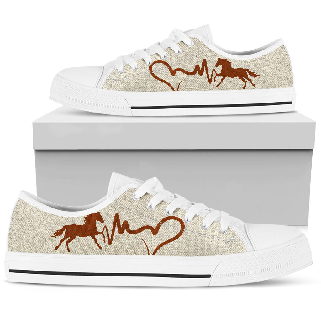 Horse Heartbeat Lowtop SkyShoes