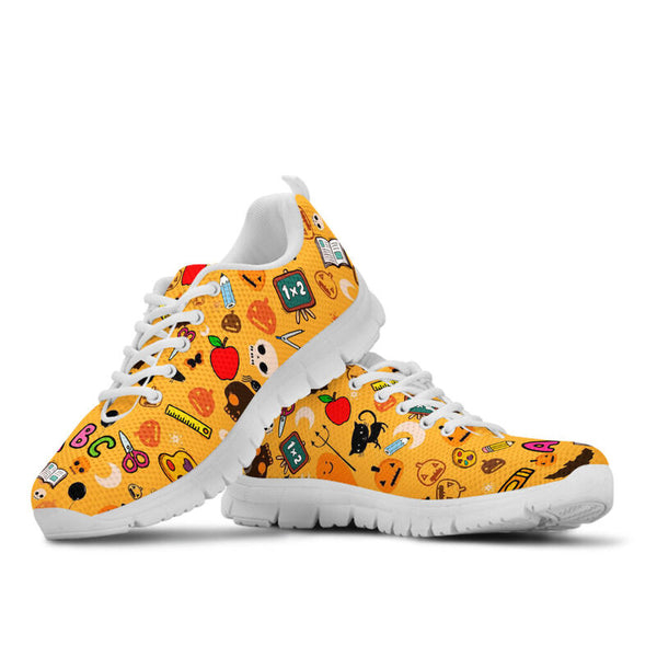 Teacher Hallowwen Pattern Sneaker Sneakers, Running Shoes, Shoes For Women, Shoes For Men, C- Love Sneakers