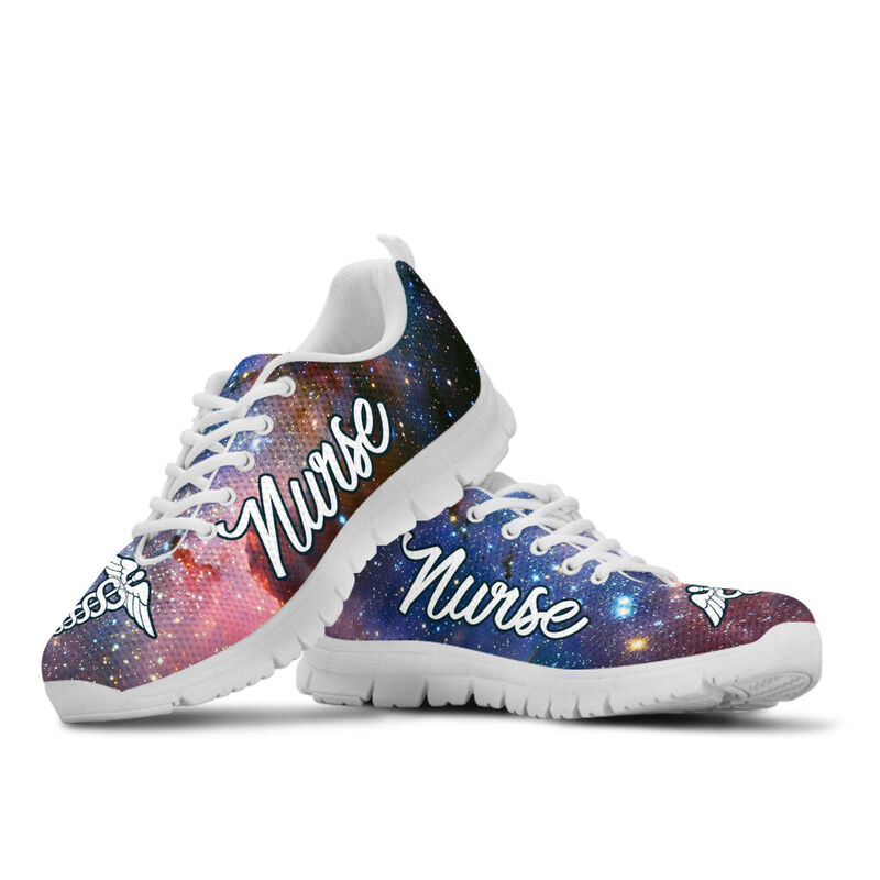 Nurse- Galaxy 3 Sneakers, Running Shoes, Shoes For Women, Shoes For Men, Custom Shoes, L- Love Sneakers