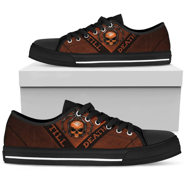 Skull SpiderLow TopShoe - Love Low Top Shoes