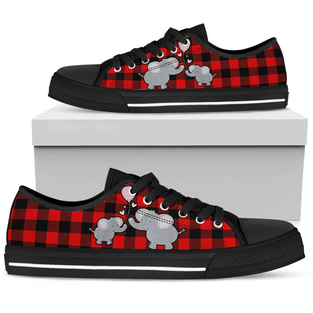 Elephant Caro Red Low Top Shoes