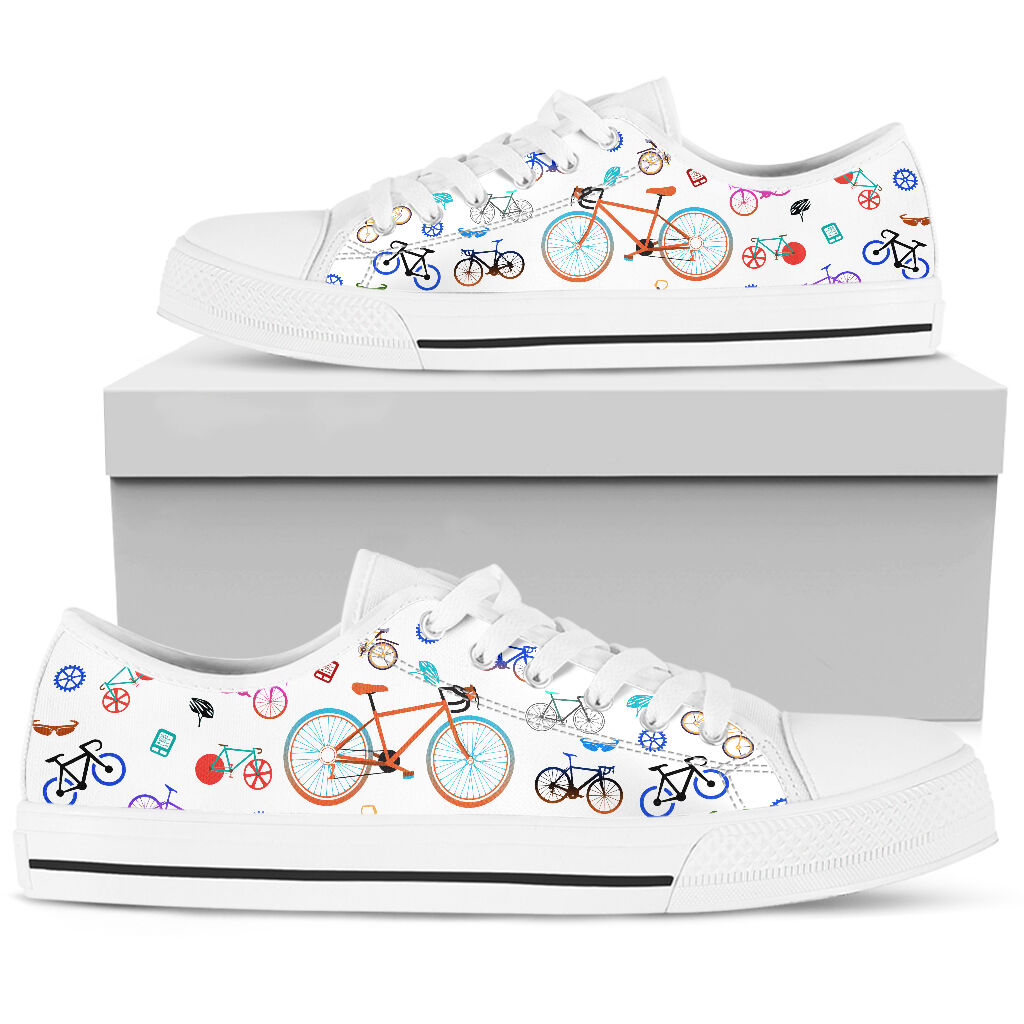 Cycling White - Low Tops Shoe - Love Love Top Shoes
