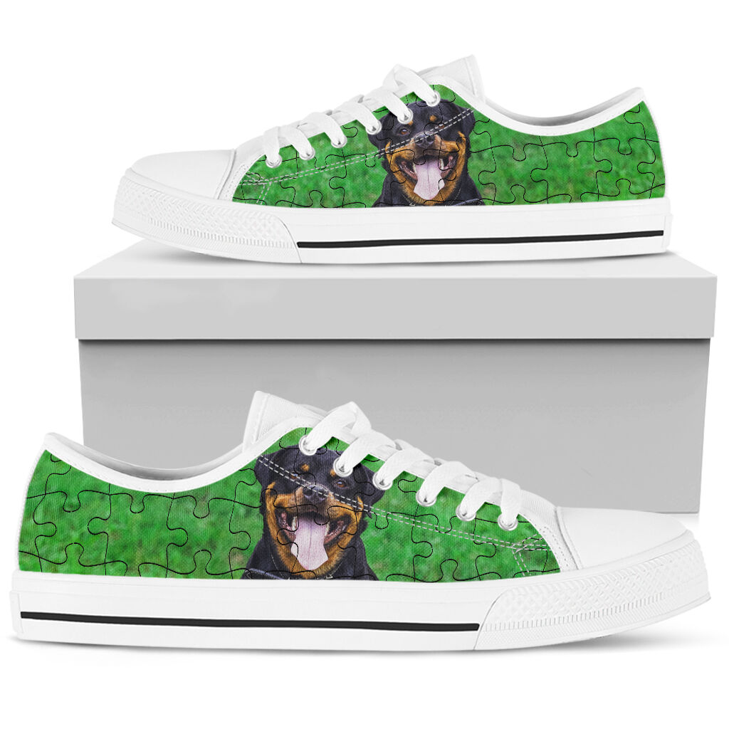 Rottweiler Puzzle - Low Top Shoe - Love Love Top Shoes