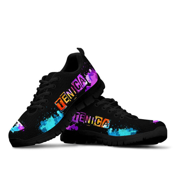 Tenica Love Art Kd Sneakers, Running Shoes, Shoes For Women, Shoes For Men, Custom Shoes, L- Love Sneakers