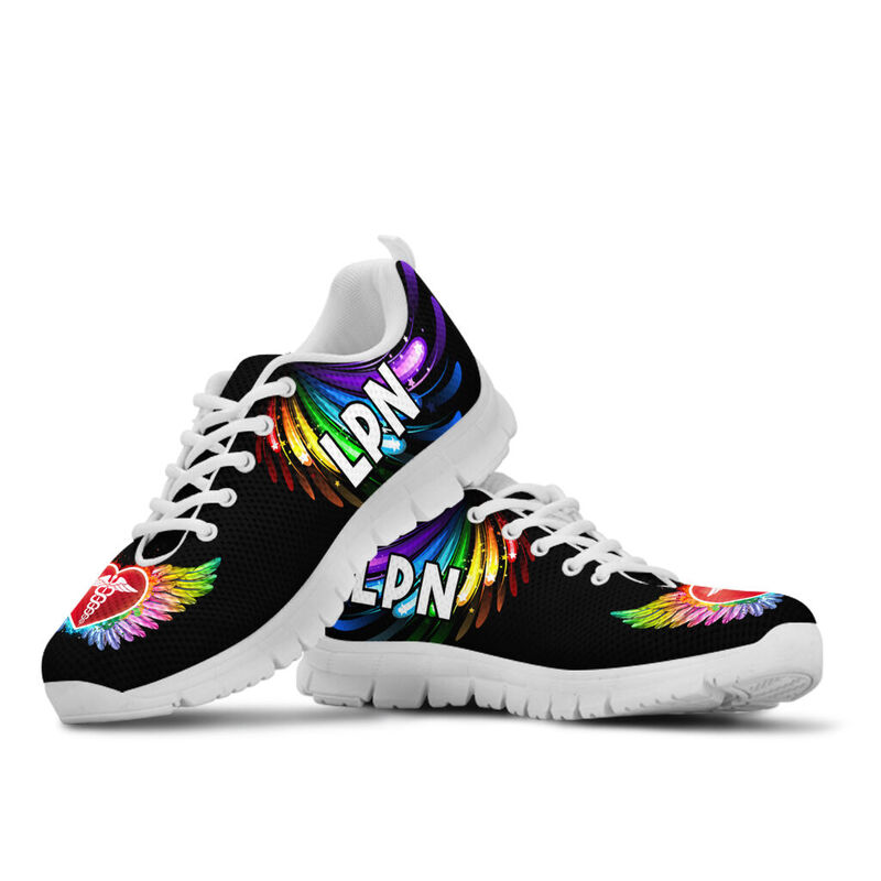 Lpn Wings Shoes Sneakers, Running Shoes, Shoes For Women, Shoes For Men, Custom Shoes, L- Love Sneakers