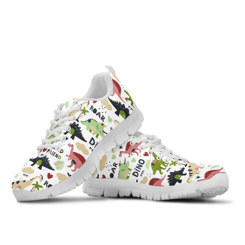 Dino Saurus Wild Friend Shoes Sneakers, Runnin- Love Sneakers