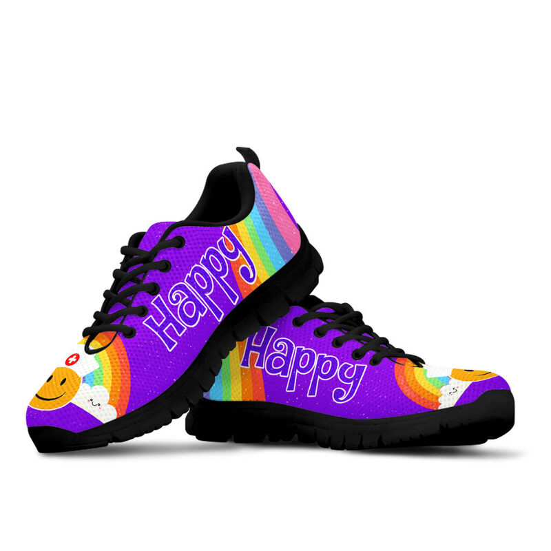Nurse- Happy Purple Kd Sneakers, Running Shoes, Shoes For Women, Shoes For Men, Custom Shoes- Love Sneakers
