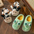 Cute Cow Cotton Slippers Female Couple Indoor