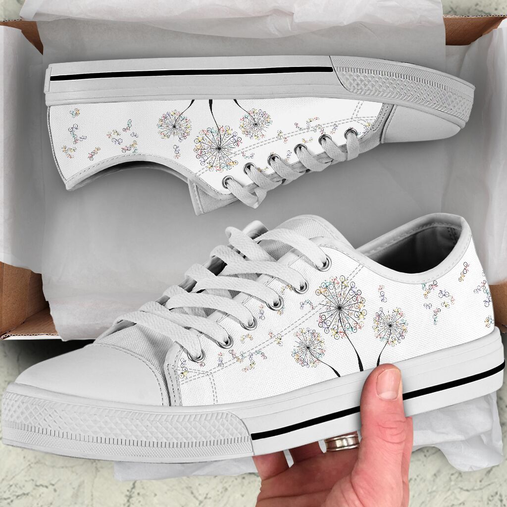 Cycling Dandelion - Low Top Shoe - Love Love Top Shoes