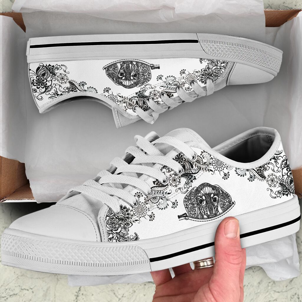 Dachshund Low Top Shoes - Love Low Top Shoes