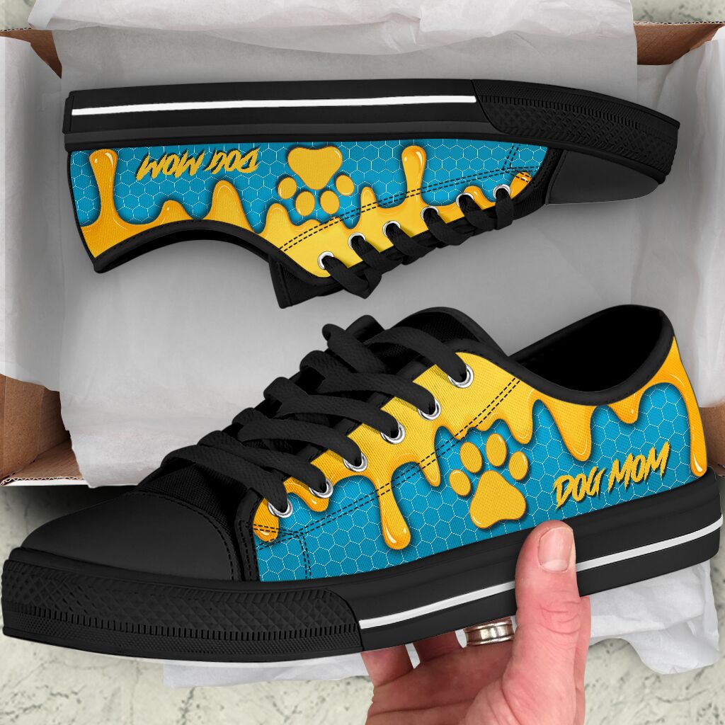 Dog Mom Honey Dripping - Low Top Shoe - Love Love Top Shoes