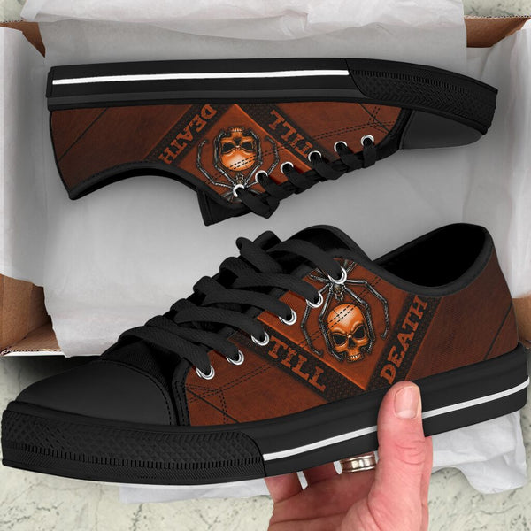 Skull SpiderLow TopShoe - Love Low Top Shoes