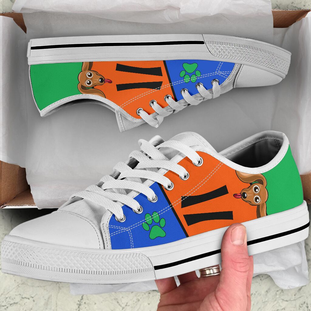 Dachshund Funny Color - Low Top - Nnd Shoe - Love Love Top Shoes