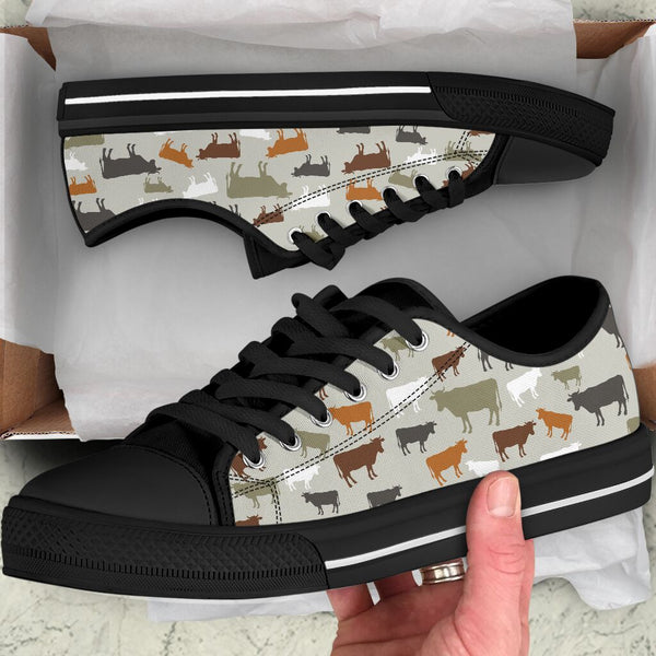 Low Top - Cow Shoe - Love Love Top Shoes