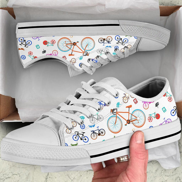 Cycling White - Low Tops Shoe - Love Love Top Shoes