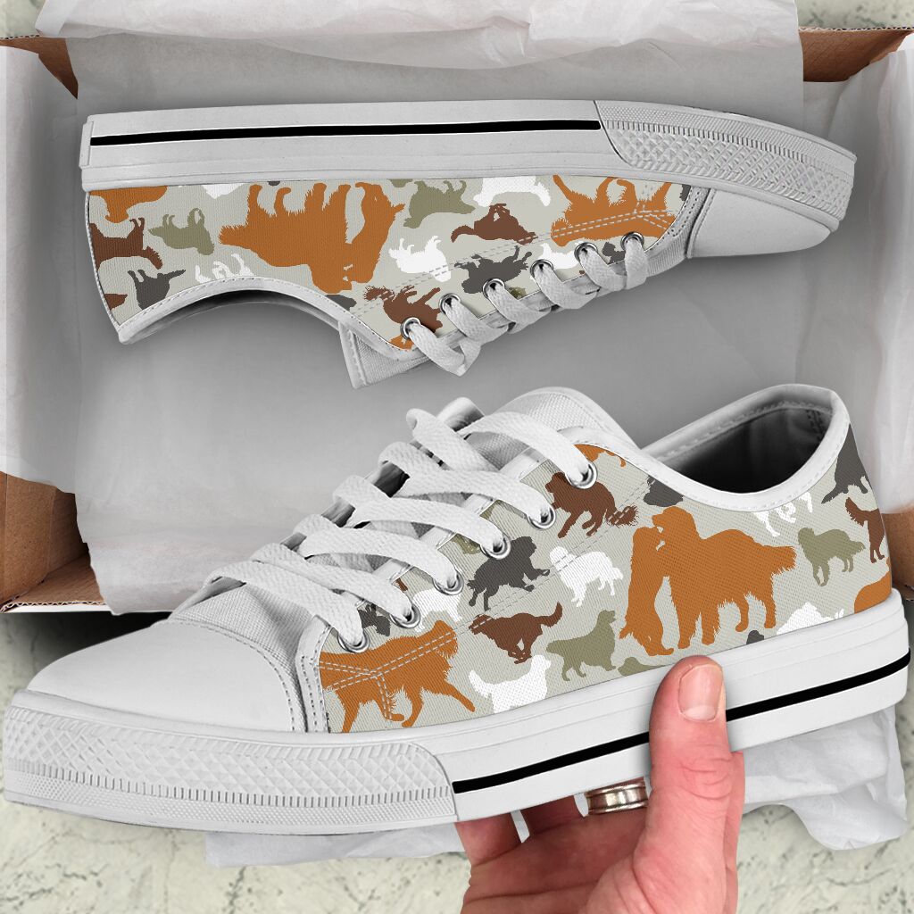 Golden Retriever Low Top Shoe - Love Love Top Shoes