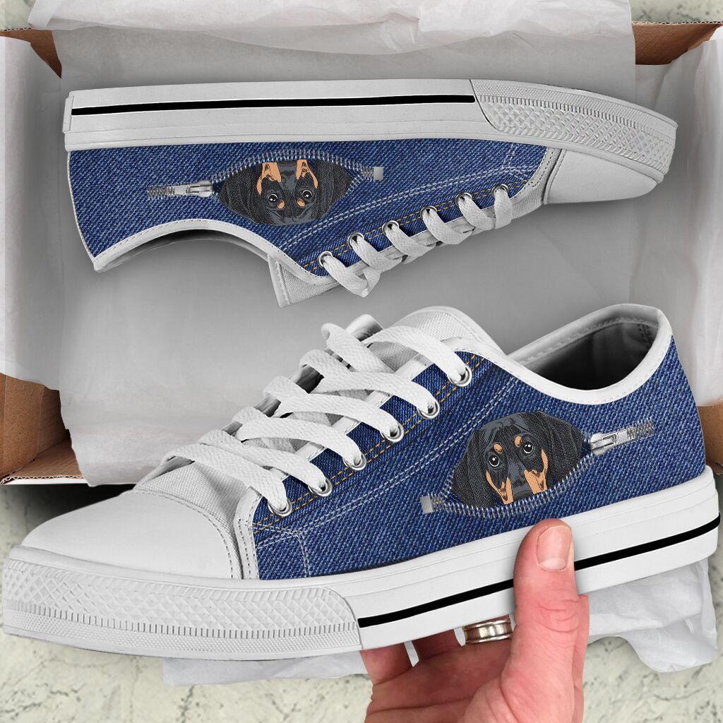 Dachshund Shoes Low Top Shoes - Love Low Top Shoes