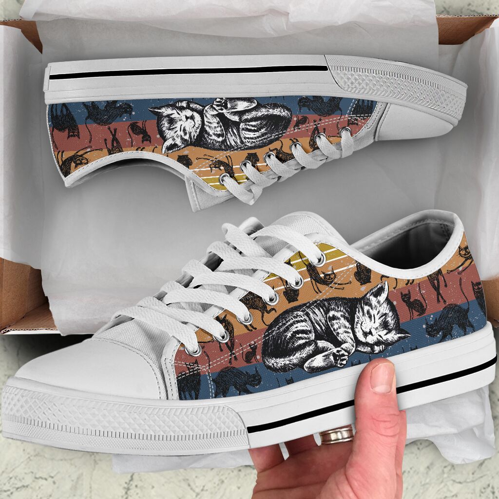 Low Top - Cat - Vintage Shoe - Love Love Top Shoes