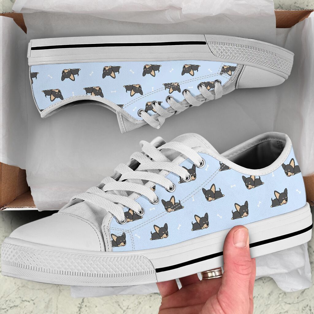 Chihuahua Lazy Pattern Low TopShoes