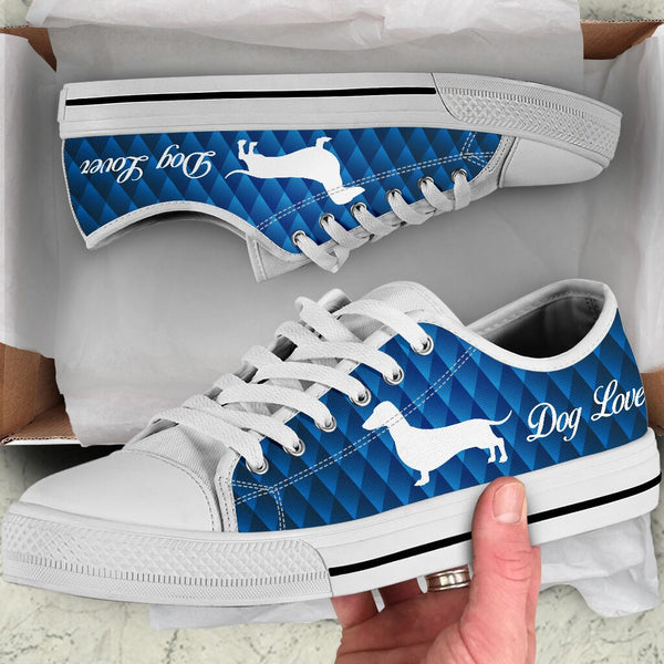 Dog On Leather - Low Top Shoe - Love Love Top Shoes