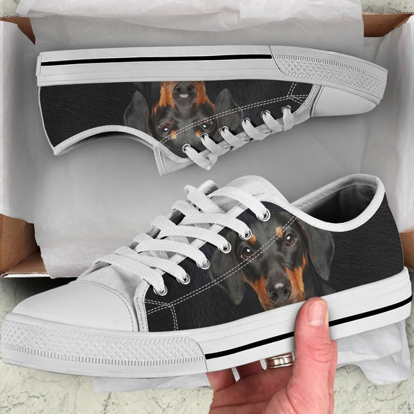 Dachshund Face - Low Top Shoe - Love Love Top Shoes