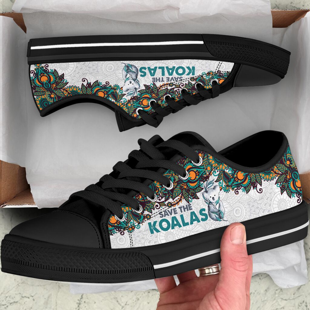 Save The Koalas - Koalas Low Top Shoe - Love Love Top Shoes