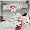 Dog Mom Flower Background - Low Top Shoe - Love Love Top Shoes