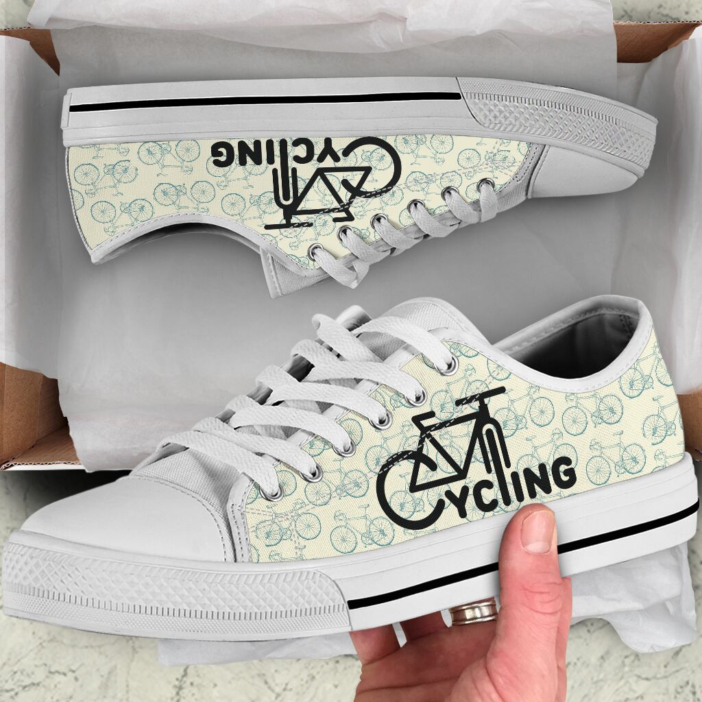 Cycling Pattern Low Top Shoes