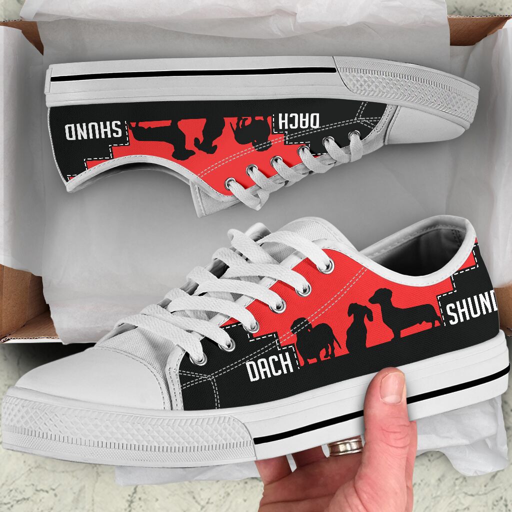 Dachshund Step - Low Top Shoe - Love Love Top Shoes