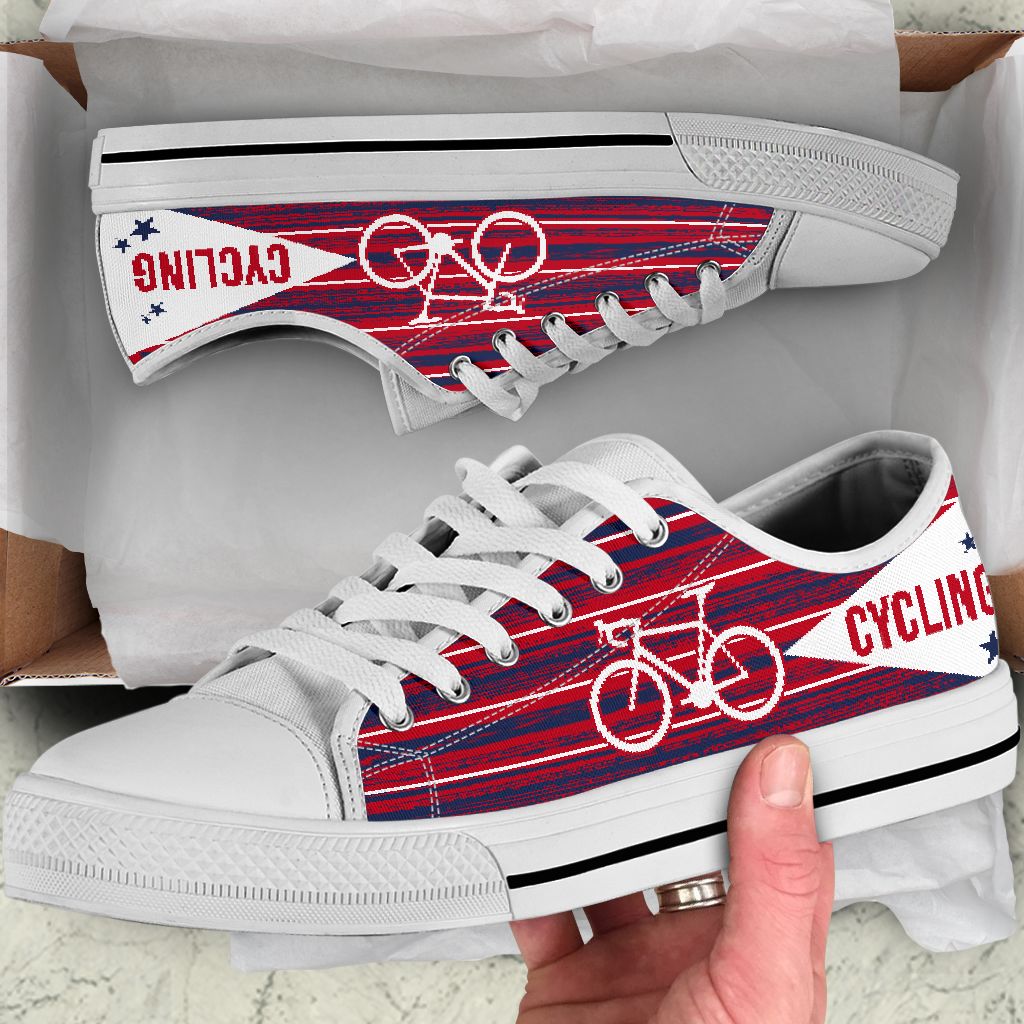 Cycling Brush Line Low Top Shoes - Love Low Top Shoes