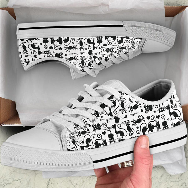 Cats White Low Top Shoes