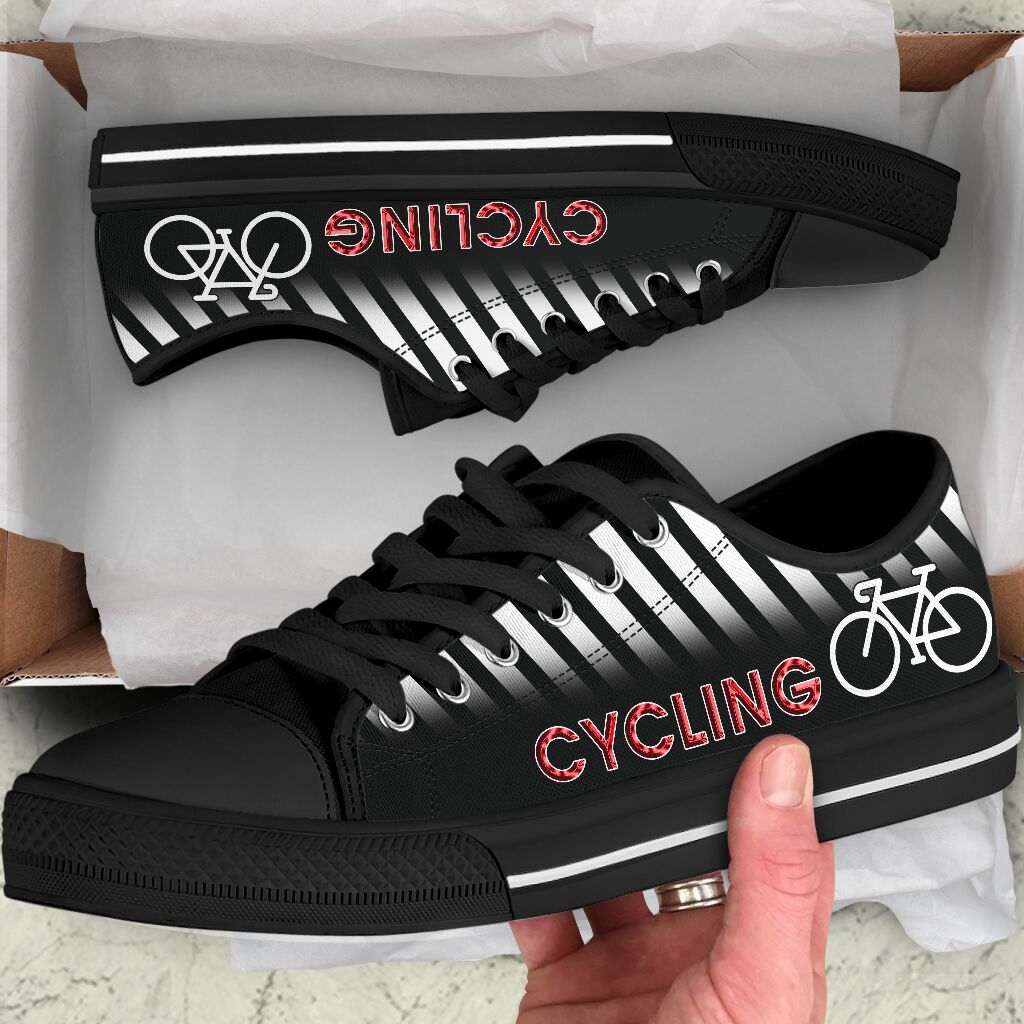 Cycling Black - Low Top Shoe - Love Love Top Shoes