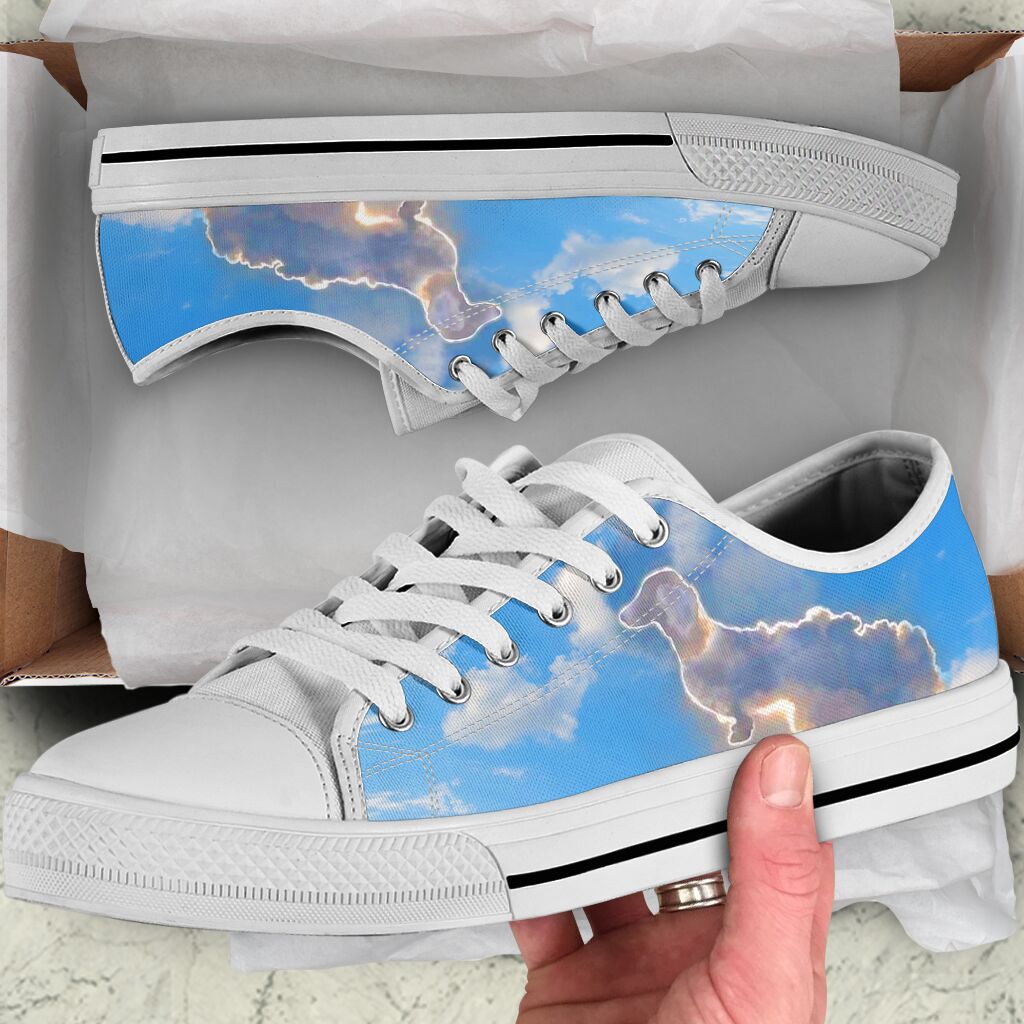 Dachshund Sky - Low Top Shoe - Love Love Top Shoes