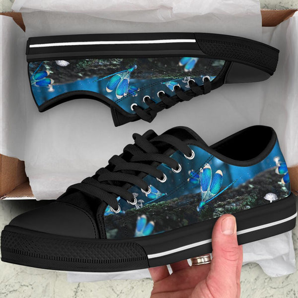 Dragonfly Background Low Top Shoe Shoes