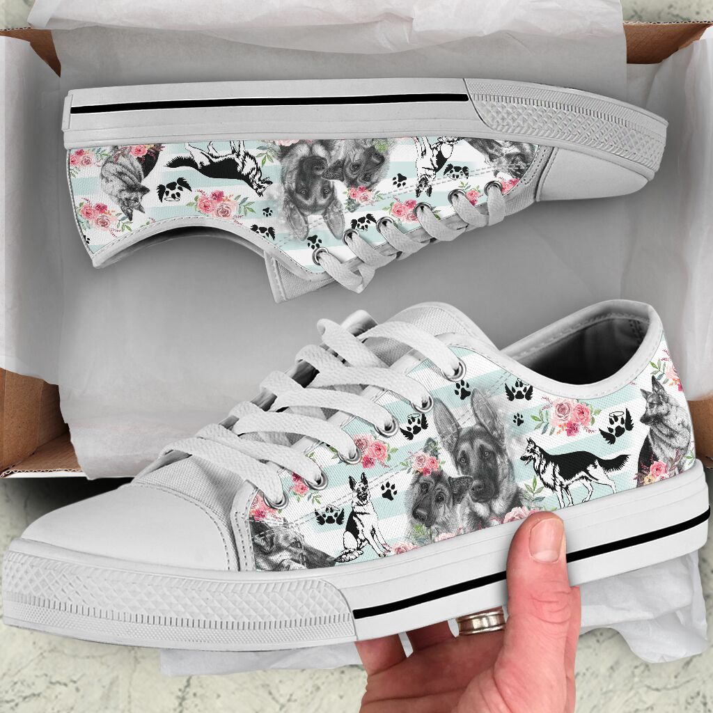 Low Top - German Shepherd Shoe - Love Love Top Shoes