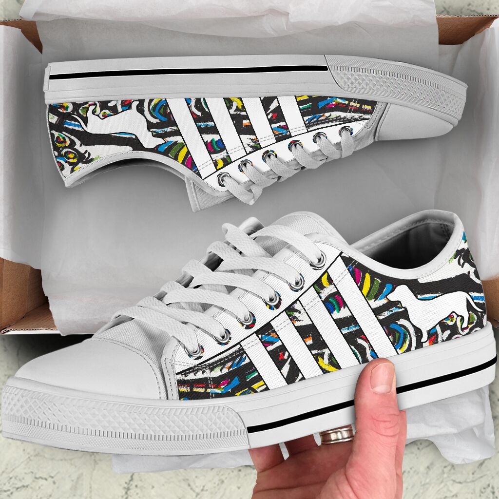 Dachshund Color Wall - Low Top - Nnd Shoe - Love Love Top Shoes