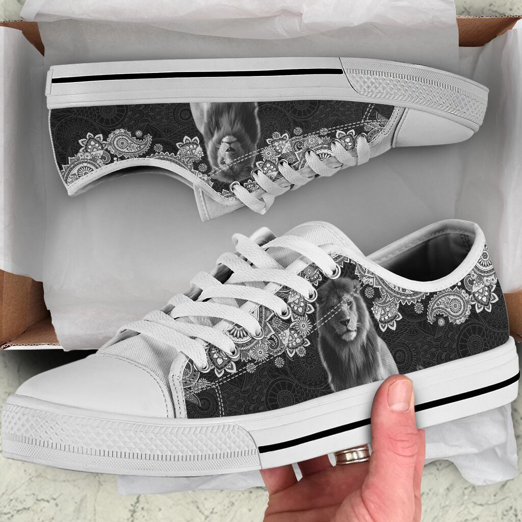 Lion - Pattern - Lowtop Shoe - Love Love Top Shoes