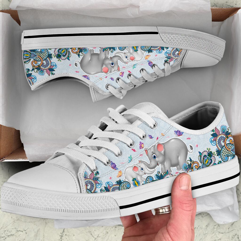 Elephant Paisley Low Top Shoes