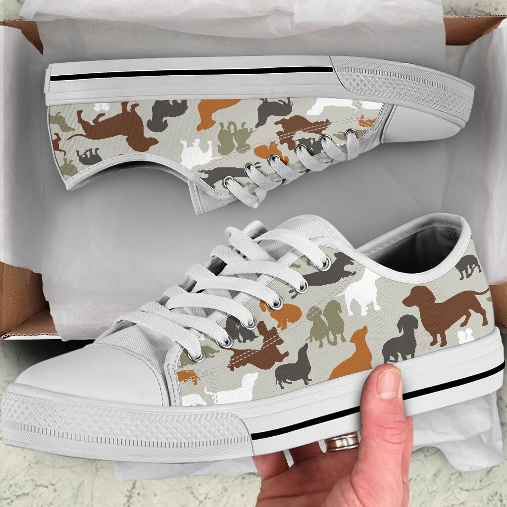 Dachshund Low Top Shoe - Love Love Top Shoes