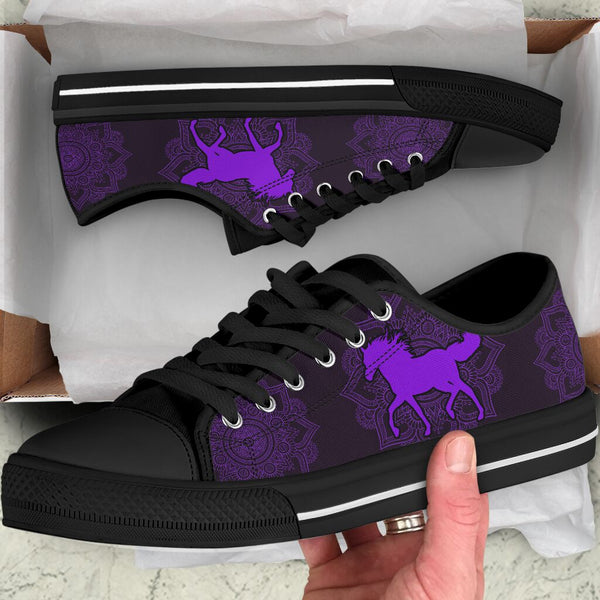 Horse Mandala Low Top  Shoes
