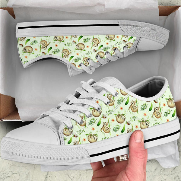 Sloth Cute Baby Low Top  Shoes